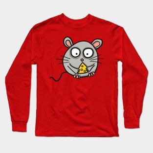 mouse and cheese Long Sleeve T-Shirt